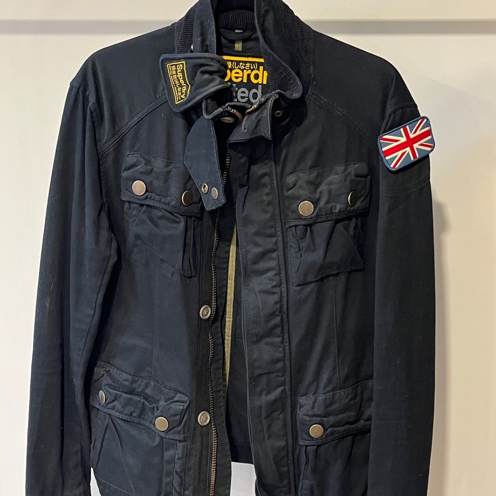 Superdry Limited WT007 Road Racers Club Military Jacket - Medium